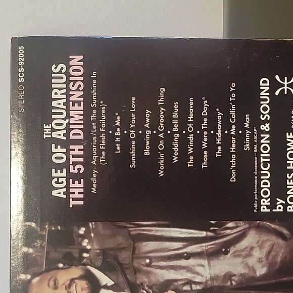 The Age of Aquarius: The Fifth Dimension LP - Picture 5 of 5